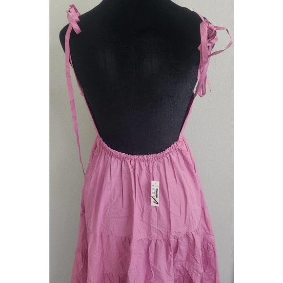 NWT Madewell Sidonie Poplin Maxi Dress in Shaded Pink Size XS - Picture 8 of 10